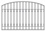 варианты оформления металлических заборов