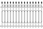 варианты оформления металлических заборов
