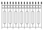 варианты оформления металлических заборов